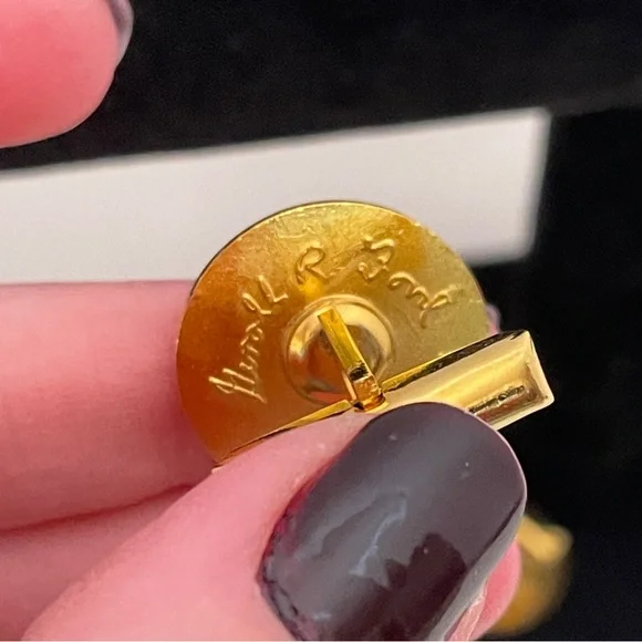 Vintage GERLAD R FORD Presidential Seal Gold Tone Made in USA Men's Cuff Links